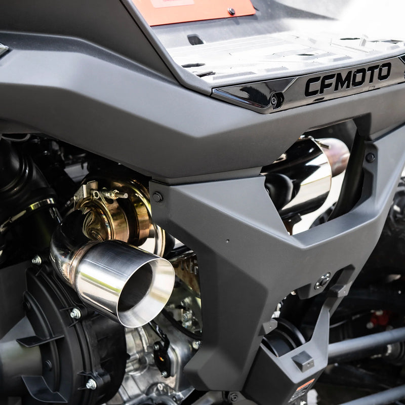 Side-Exit Full Exhaust for CFMOTO ZFORCE Z10