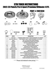 Secondary Clutch STM / ProR