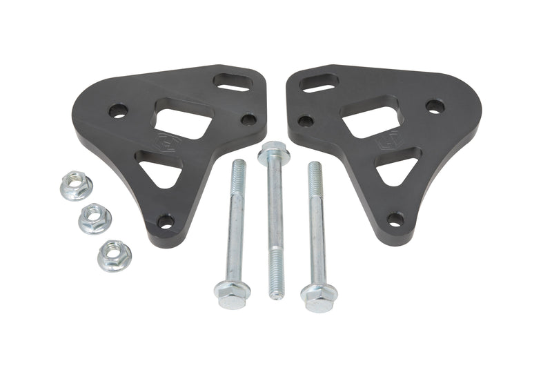 HD Billet Rear Motor Mount Plates (Polaris RZR XP Turbo S / RS1 / SKU 703205)