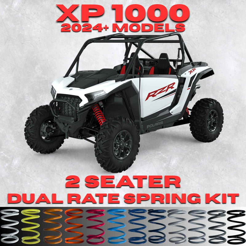 Polaris RZR XP 1000 2 Seater Dual Rate Spring Kit (2024+)(Universal Shock Fitment)