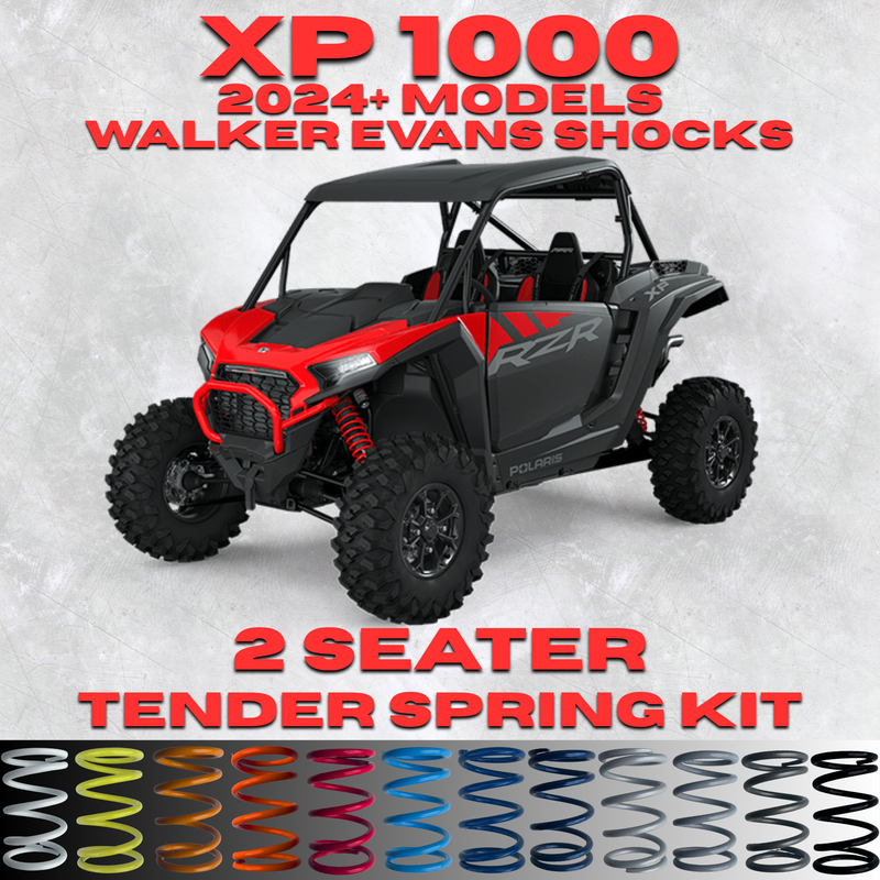Polaris RZR XP 1000 2 Seater Tender Spring Kit (Walker Evans Shocks)(2024+)
