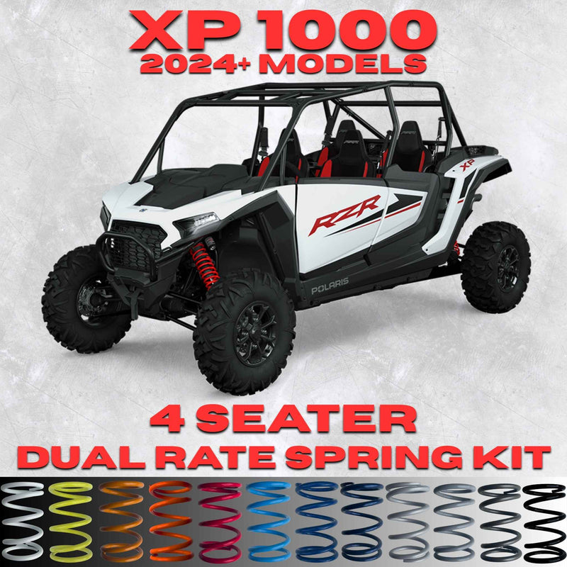 Polaris RZR XP 1000 4 Seater Dual Rate Spring Kit (2024+)(Universal Shock Fitment)