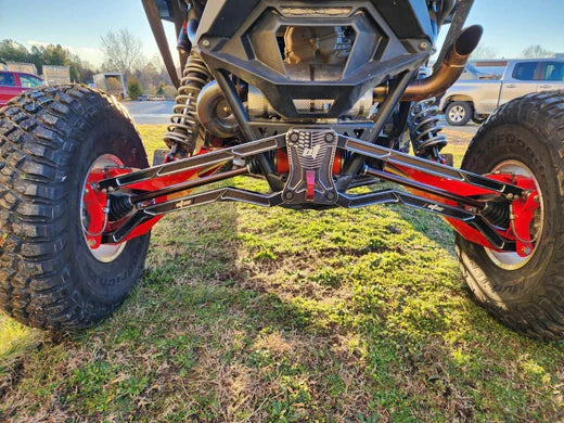 Polaris Pro R/Turbo R Billet Radius Rod Plate with Tow Ring