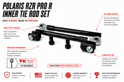 RZR Pro R & Turbo R Inner Tie Rod Set