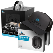 Packtalk Edgephones ORV DUO + 2 Gel Cups + 2 Cardo caps