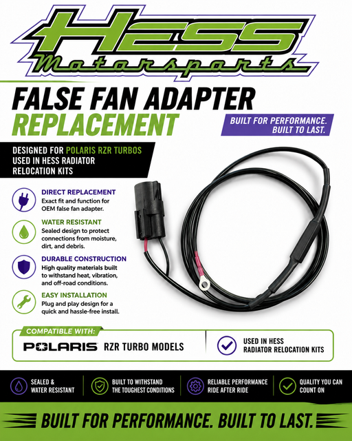 False Fan Adapter - Polaris RZR Turbo (Radiator Relocation)