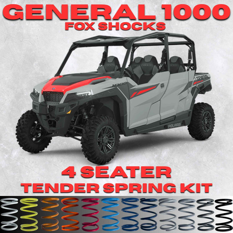 Polaris General 1000 4 Seater Tender Spring Kit (Fox Shocks)(Non XP)