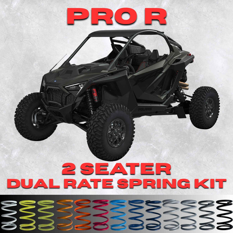 Polaris RZR Pro R 2 Seater Dual Rate Spring Kit (Universal Shock Fitment)