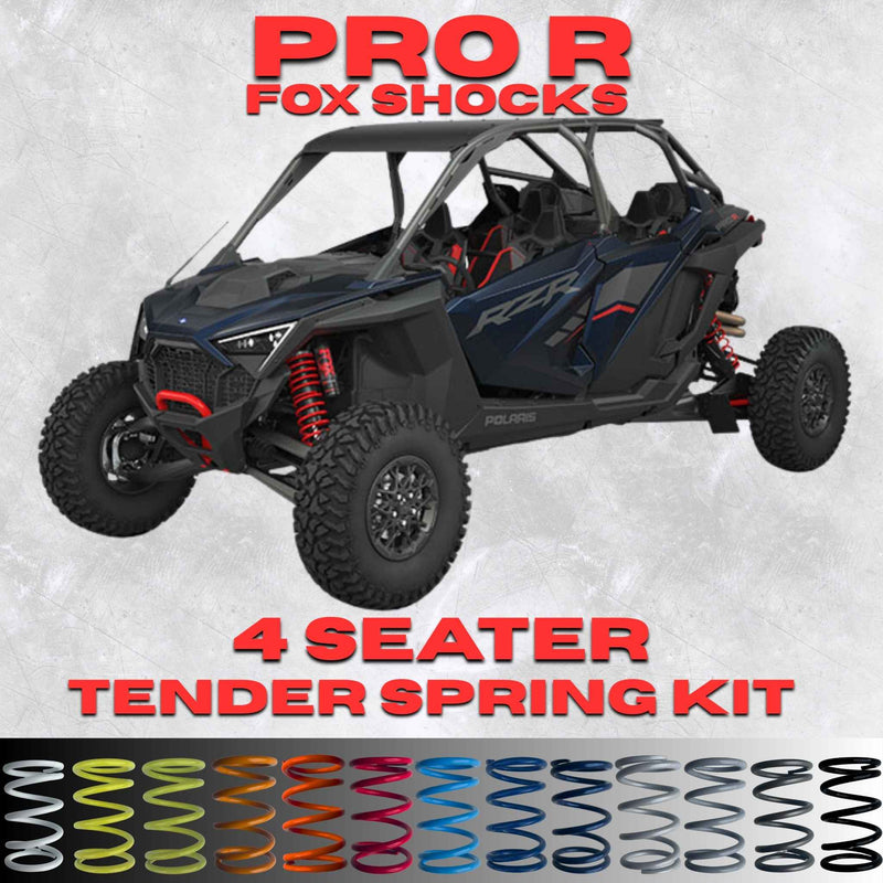 Polaris RZR Pro R 4 Seater Tender Spring Kit (Fox Shocks)