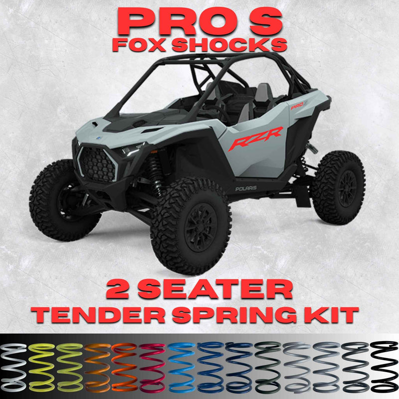 Polaris RZR Pro S 2 Seater Tender Spring Kit (Fox Shocks)