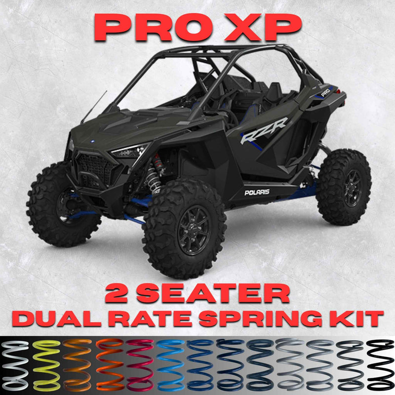 Polaris RZR Pro XP 2 Seater Dual Rate Spring Kit (Universal Shock Fitment)