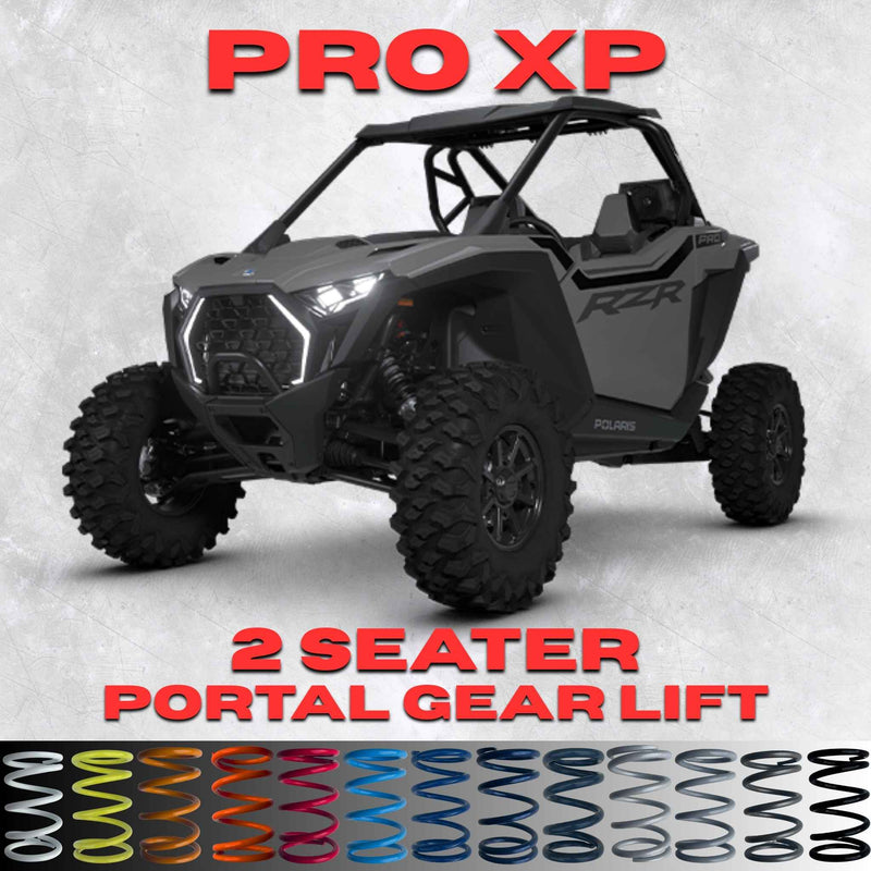 Polaris RZR Pro XP 2 Seater Portal Gear Lift Spring Kit Upgrade