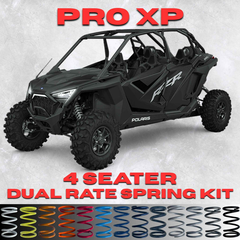 Polaris RZR Pro XP 4 Seater Dual Rate Spring Kit (Universal Shock Fitment)