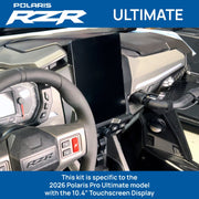 2026 Polaris RZR Pro R Ultimate – Complete Communication Kit with Bluetooth Intercom and 2-Way Radio (10.4″ Touchscreen Only)