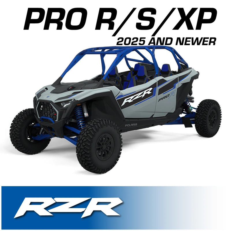 2025+ Polaris RZR Pro XP / Pro R / Pro S – Complete Communication Kit with Bluetooth Intercom and 2-Way Radio