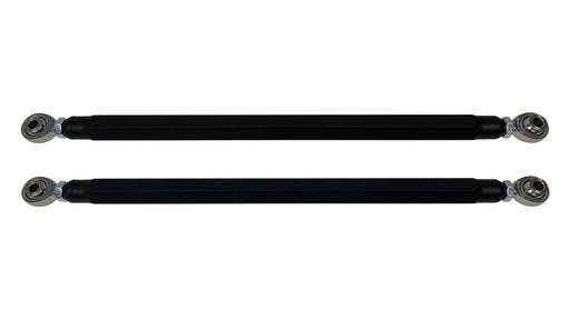 We utilize ONLY industry leading FK Brand Spherical bearings equipped with a cloth PTFE liner for durability on the high clearance lower rods and use FK brand JMX heims on the upper rods. There is no better joint to use on the planet. The Heims are spaced for your machine’s width so its bolt and go with little to no adjusting! Our rods are fully covered by a no hassle no BS warranty. If you damage a rod, we guarantee to replace it no questions asked, at all.