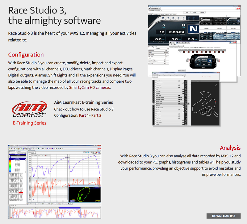 AiM MXS 1.2 - Honda