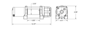 6000 Lb. UTV/ATV Winch (With Wireless Remote & Synthetic Rope)