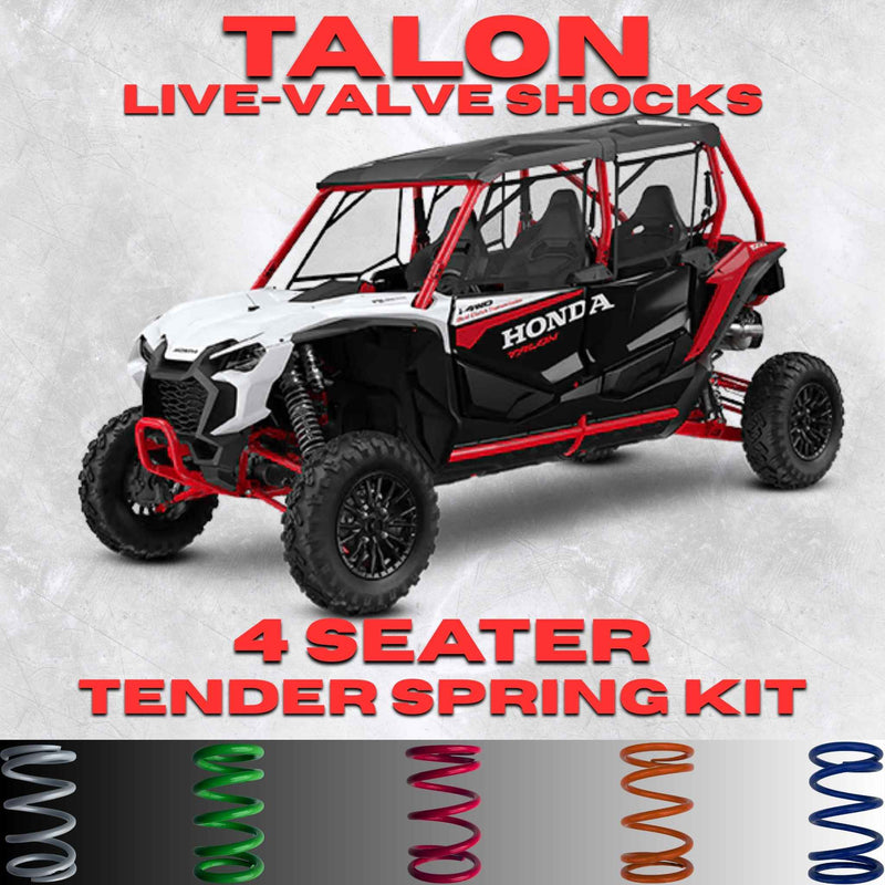 Honda Talon 1000R 4 Seater Tender Spring Kit (Live Valve Shocks)