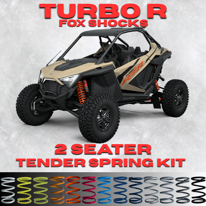 Polaris RZR Turbo R 2 Seater Tender Spring Kit (Fox Shocks)