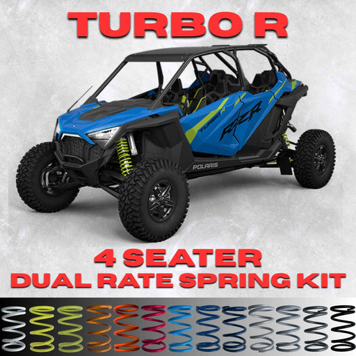 Polaris RZR Turbo R 4 Seater Dual Rate Spring Kit (Universal Shock Fitment)