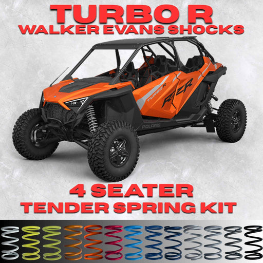 Polaris RZR Turbo R 4 Seater Tender Spring Kit (Walker Evans Shocks)