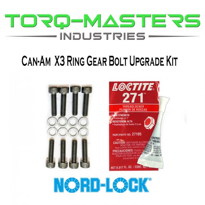 CAN-AM X3 ViscoLok Ring Gear Bolt Upgrade Kit