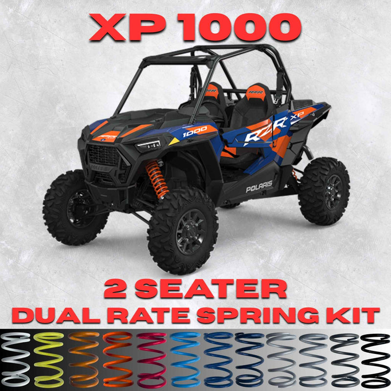 Polaris RZR XP 1000 2 Seater Dual Rate Spring Kit (Universal Shock Fitment)