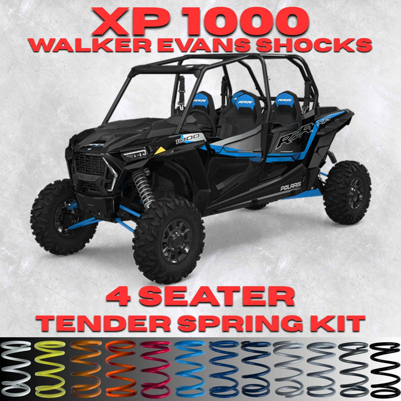 Polaris RZR XP 1000 4 Seater Tender Spring Kit (Walker Evans Shocks)