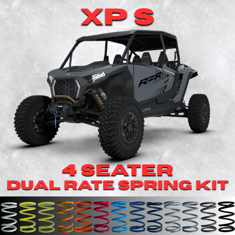 Polaris RZR XP S 4 Seater Dual Rate Spring Kit (Universal Shock Fitment)