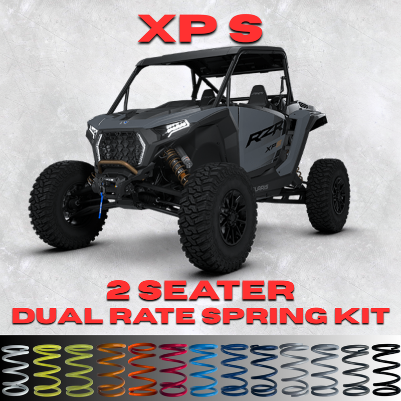 Polaris RZR XP S 2 Seater Dual Rate Spring Kit (Universal Shock Fitment)
