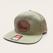 L&W Logo Snapback Hat- Leather Patch