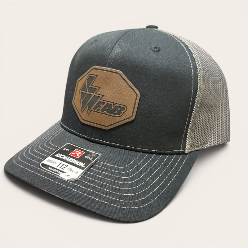 L&W Logo Snapback Hat- Leather Patch