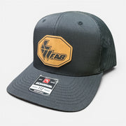 L&W Logo Snapback Hat- Leather Patch