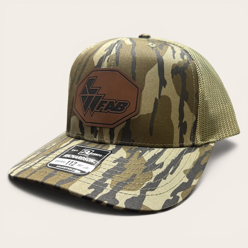 L&W Logo Snapback Hat- Leather Patch