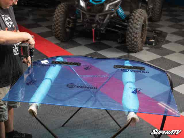 Polaris RZR XP Turbo Custom Cage Windshield Kit