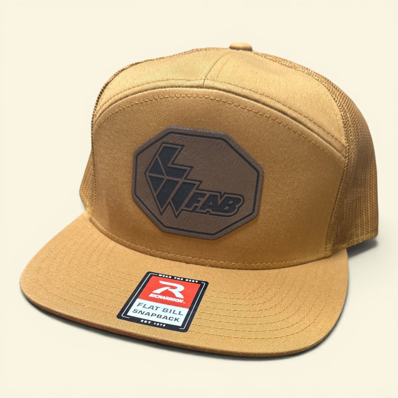 L&W Logo Snapback Hat- Leather Patch