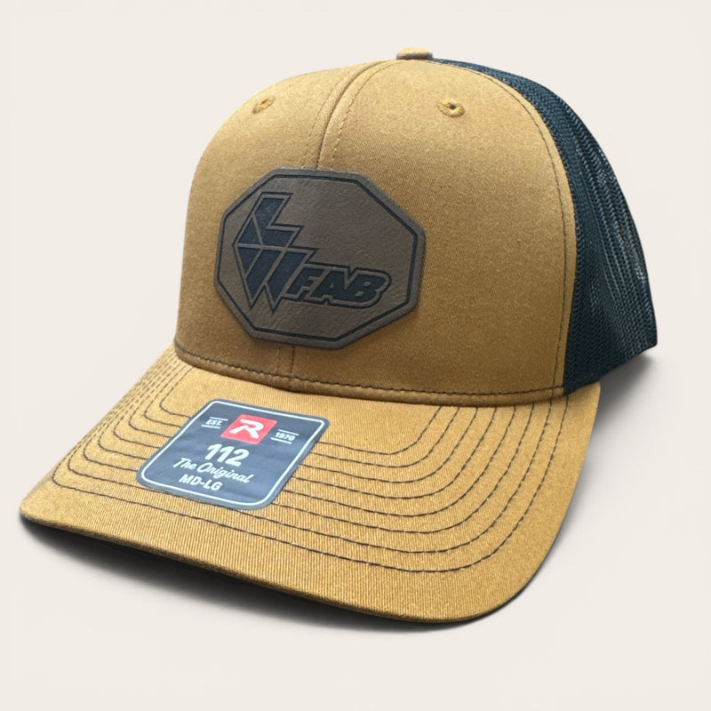 L&W Logo Snapback Hat- Leather Patch