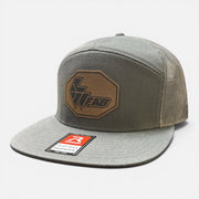 L&W Logo Snapback Hat- Leather Patch