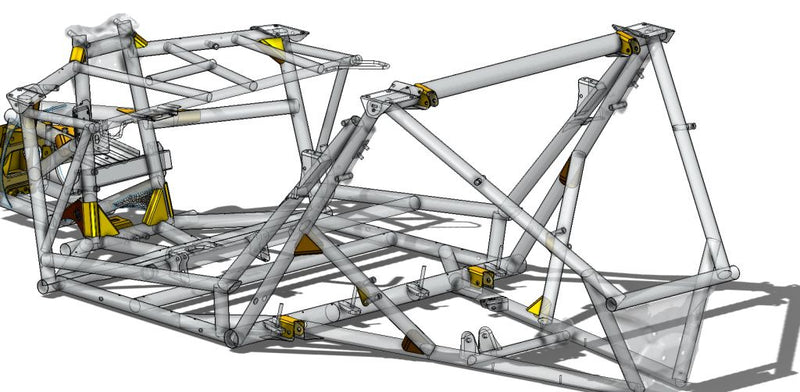 Maverick X3 Chromoly Race Gusset Kit