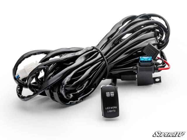LED Light Wiring Harness with Rocker Switch