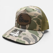 L&W Logo Snapback Hat- Leather Patch