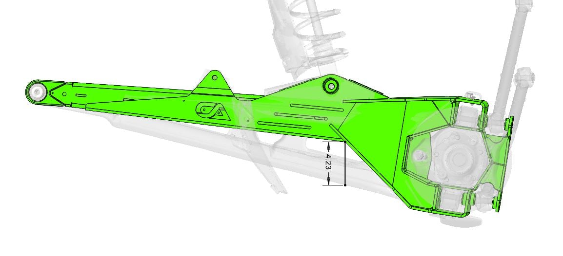 Polaris RZR Pro R Toe Link Delete Trailing Arms