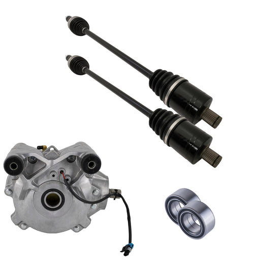 Polaris UTV Front Differential Axles & Wheel Bearings Bundle 2022-2025