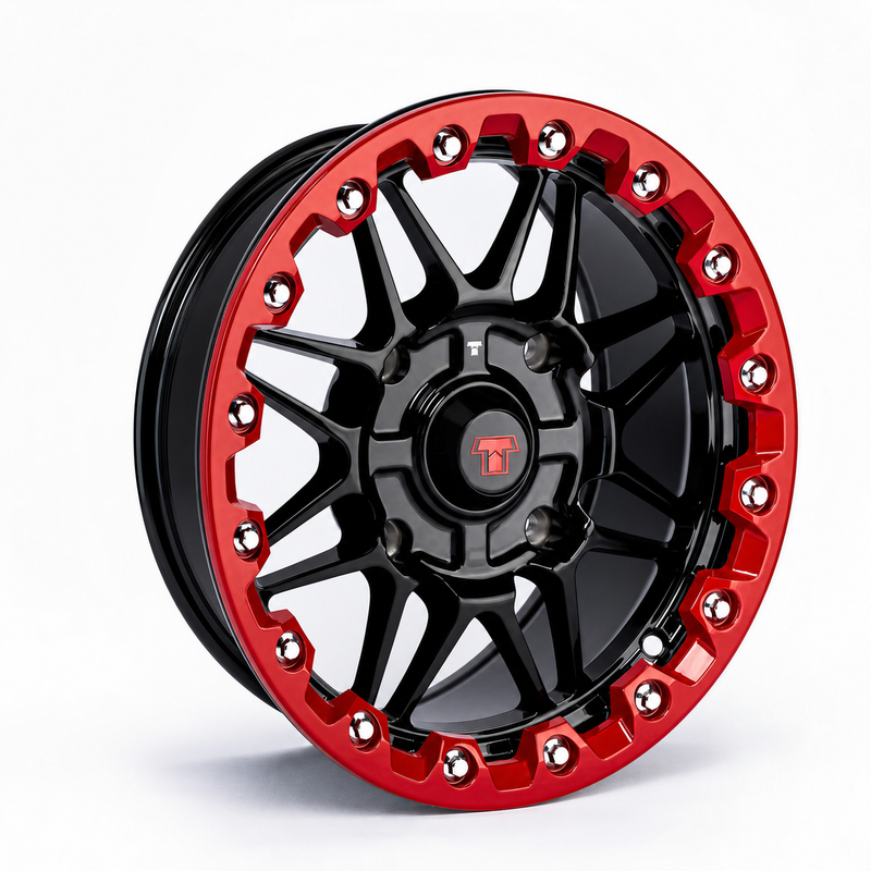 14x5 Ultra-Light Beadlock Wheel Red - product image 2