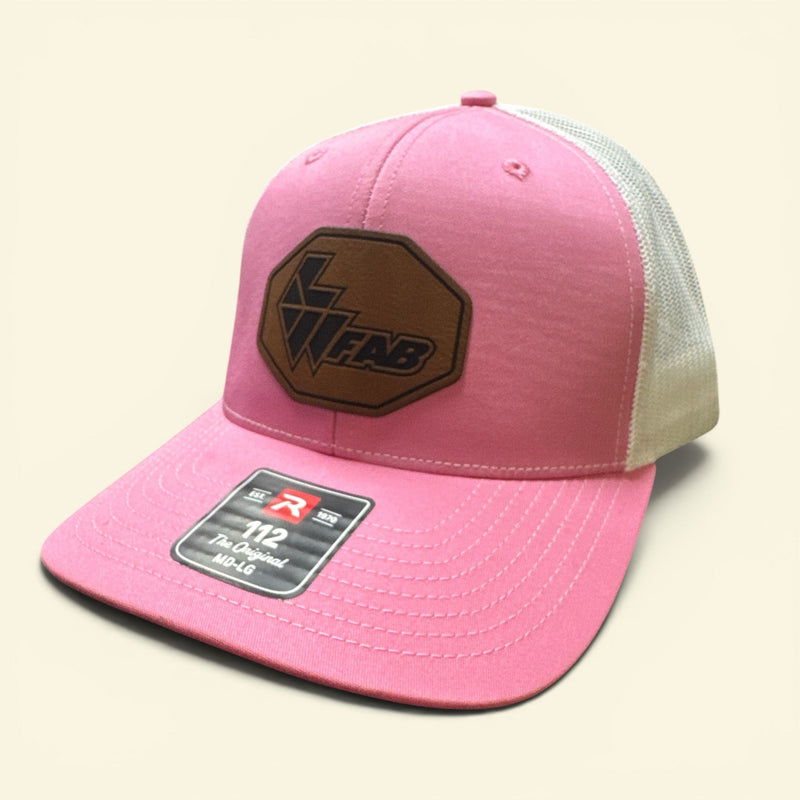 L&W Logo Snapback Hat- Leather Patch
