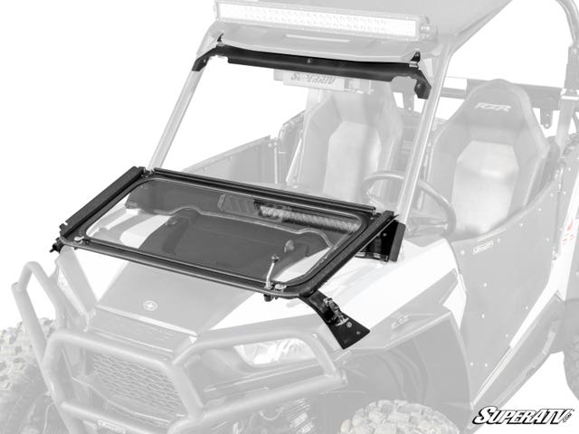 Polaris RZR 900 Flip Down Glass Windshield