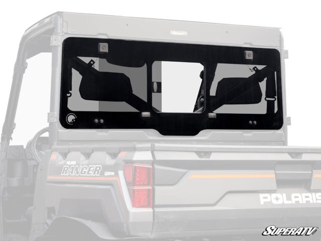 Polaris Ranger 1000 Glass Sliding Rear Windshield
