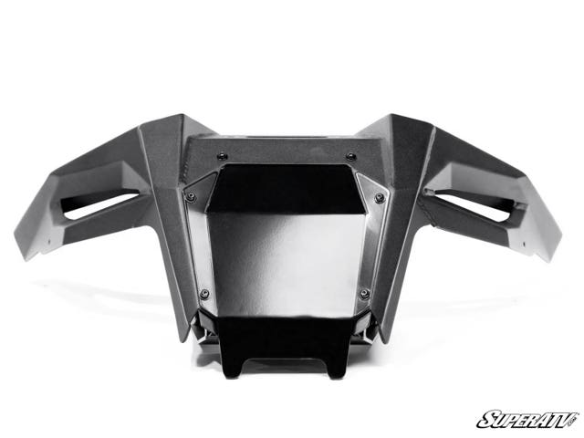 Elektric Offroad Polaris RZR Turbo R Volt Front Winch Bumper—Hammer Black Finish