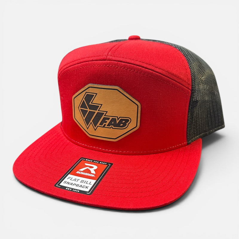 L&W Logo Snapback Hat- Leather Patch